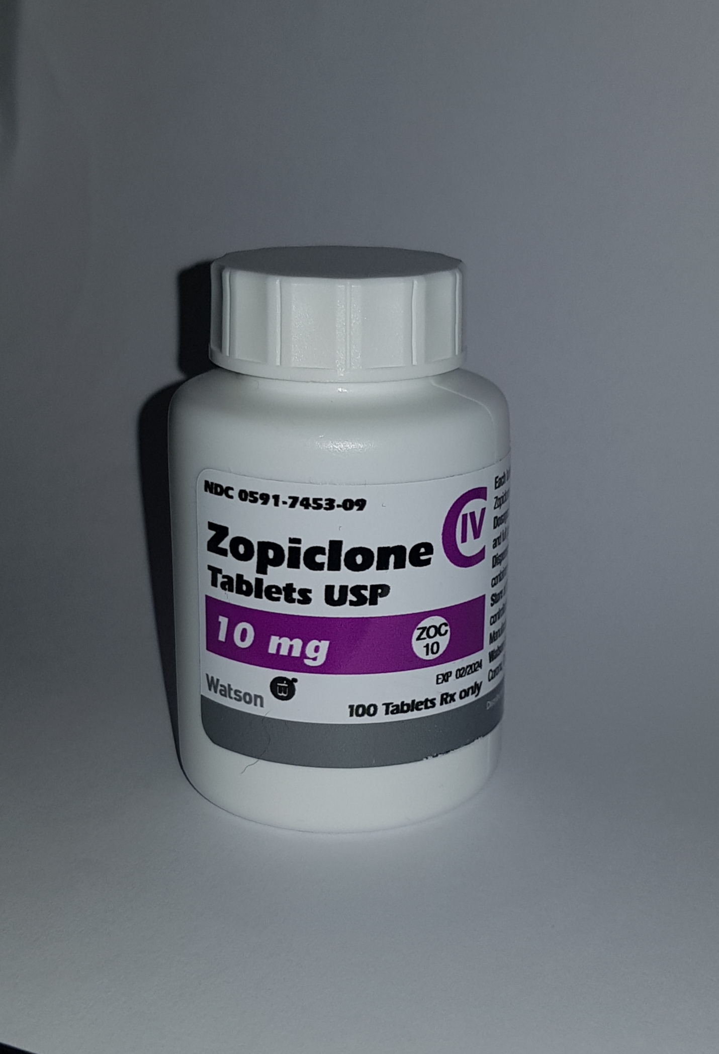 ZOPICLONE 10MG (x100 Tablets)